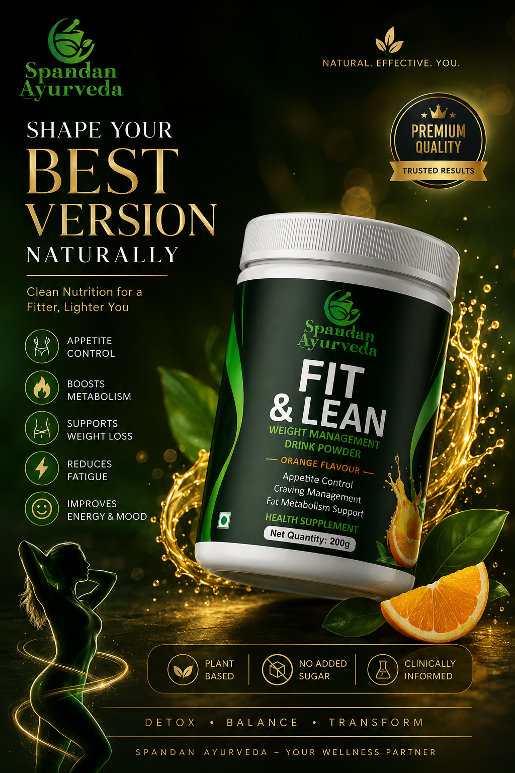 FIT & LEAN weight management powder